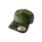 Photo of BFGC MultiCam Tropic Green Snapback Trucker Hat with Black Bone Frog Gun Club logo embroidered on left side