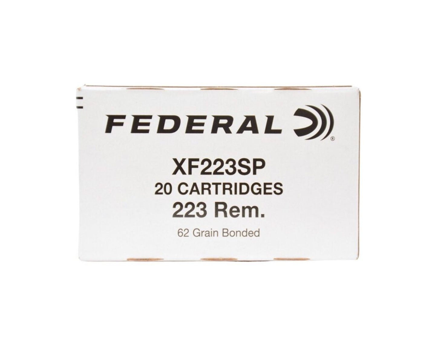 223 REM 62GR Federal Tactical Bonded Soft Point (XF223SP)