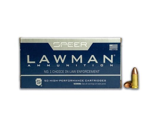 9MM 115GR Speer Lawman TMJ (53650) - Bone Frog Gun Club