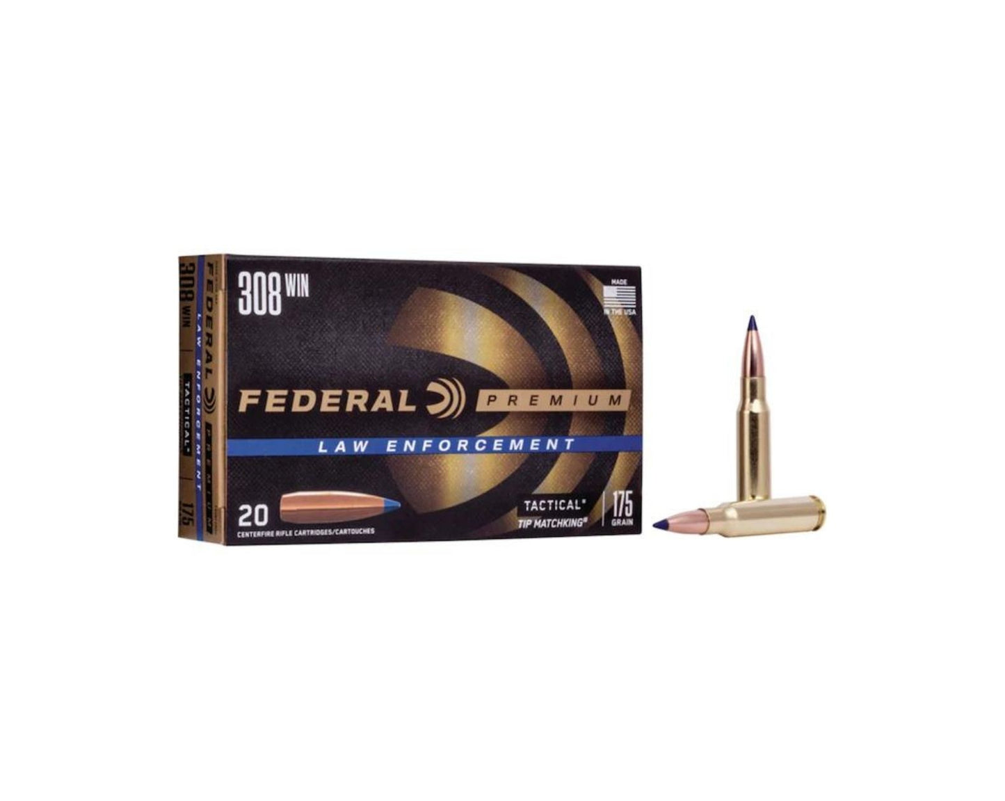 308 (7.62x51) 175GR Federal Tactical Tip MatchKing®  (T308TTMK2)