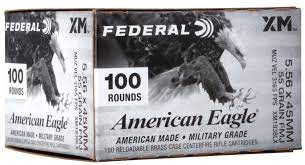 5.56 55GR Federal American Eagle FMJ (XM193BLX)